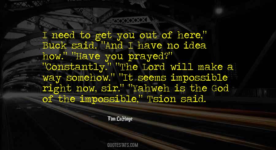 Lord Will Make A Way Quotes #930659