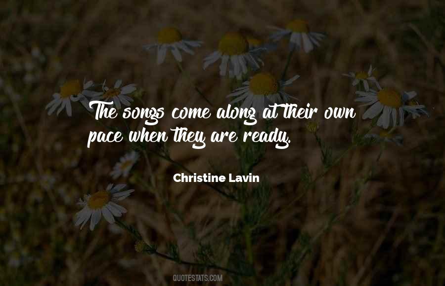 Own Pace Quotes #1249048