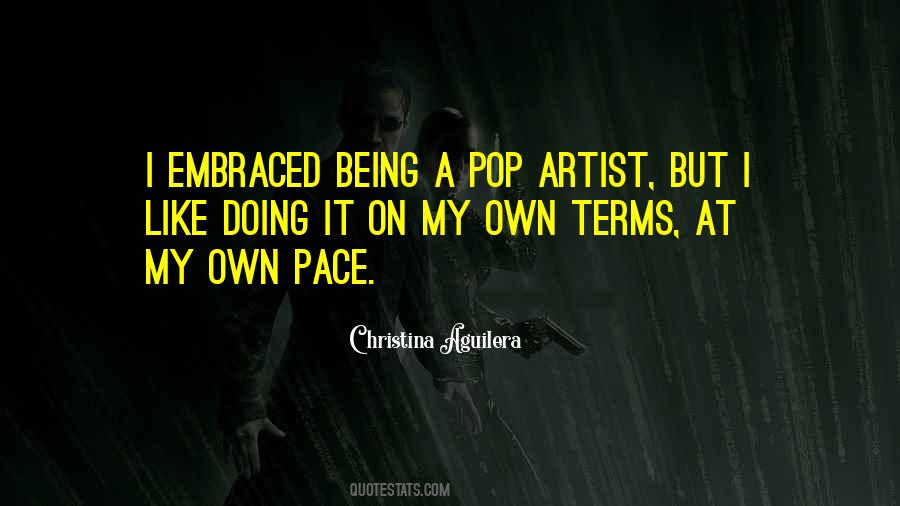 Own Pace Quotes #187837