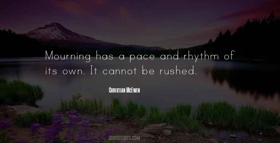 Own Pace Quotes #838960