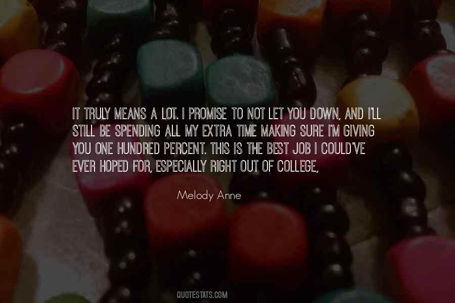 Making The Best Of It Quotes #974445