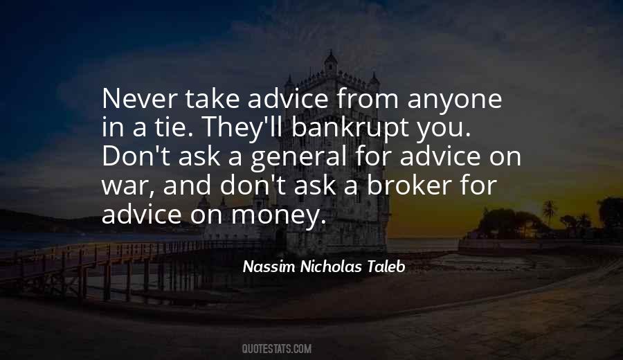 Money Advice Quotes #1349543