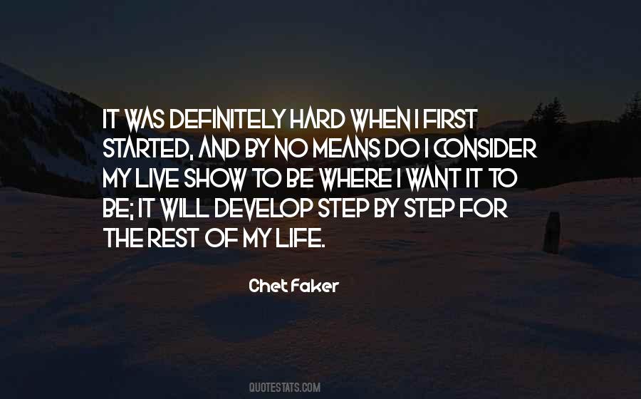 My First Step Quotes #945143