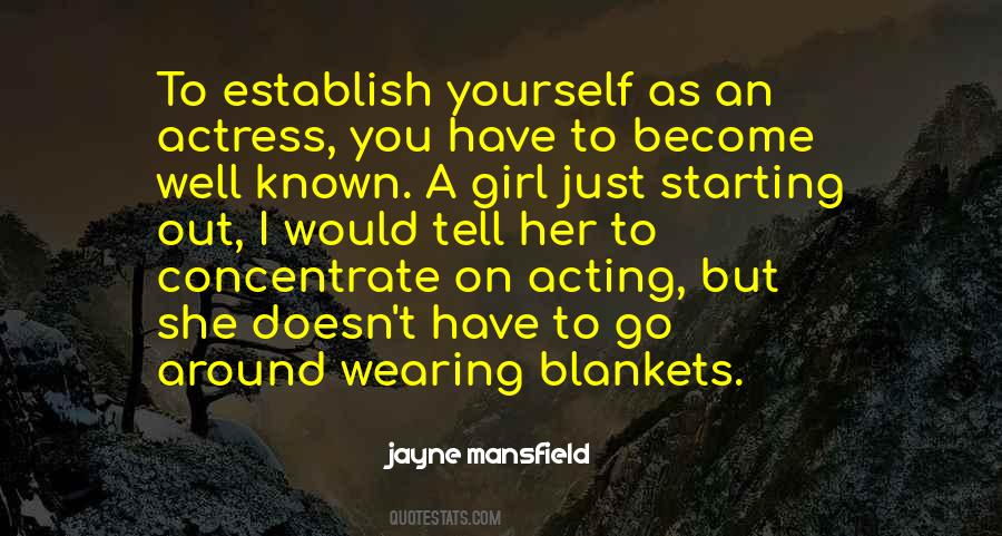 Become An Actress Quotes #396705