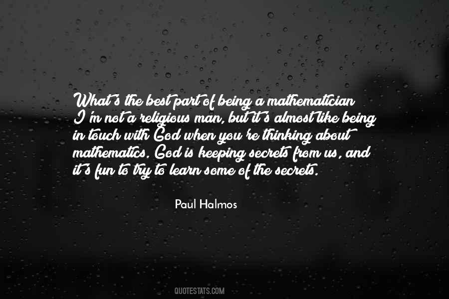 Mathematics Is Fun Quotes #1855641