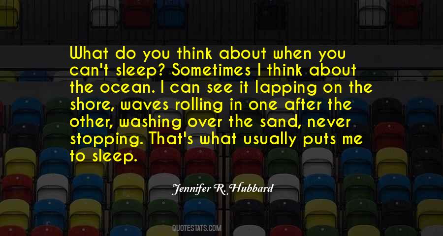 Sleep On Me Quotes #910706