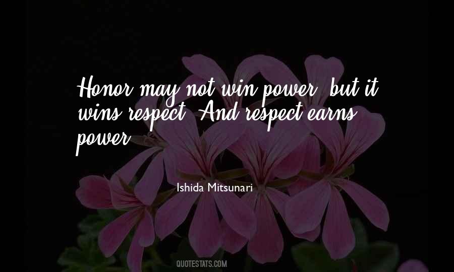 Quotes About Honor And Respect #1476245