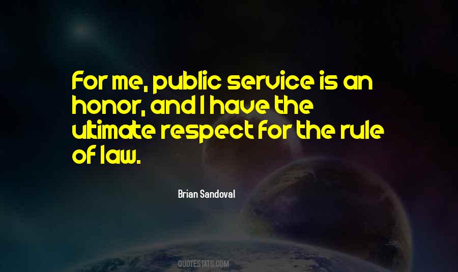 Quotes About Honor And Respect #46770