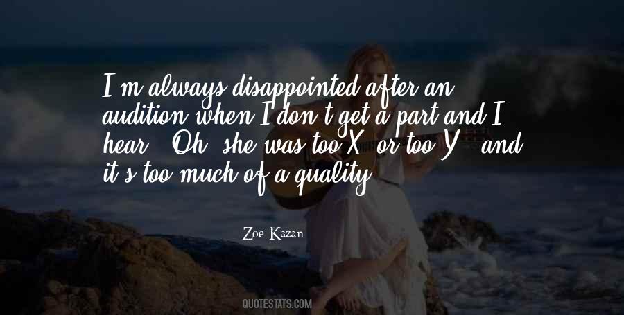 I M Disappointed Quotes #174707