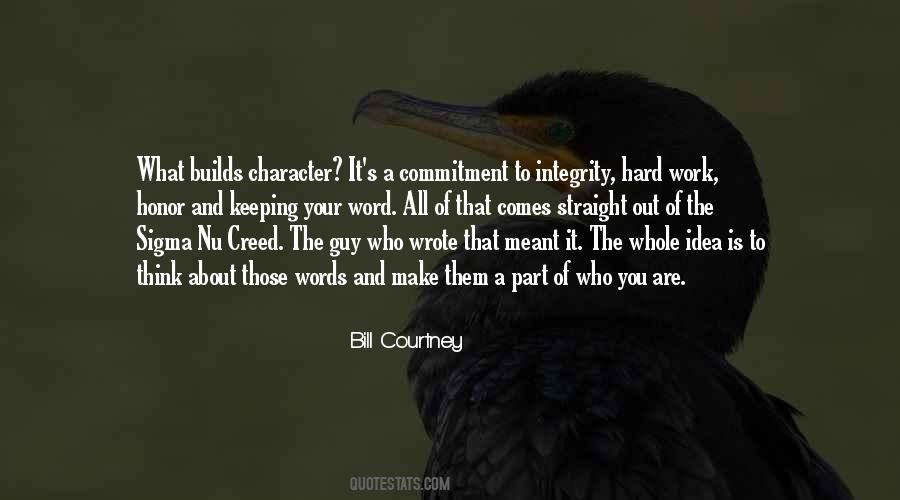 Quotes About Honor And Integrity #444917