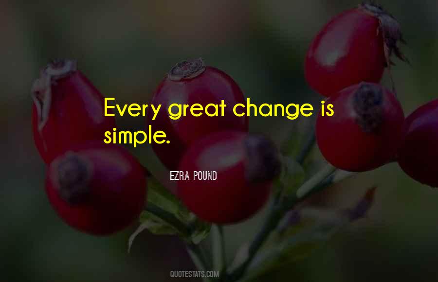 Simple Change Quotes #1132089