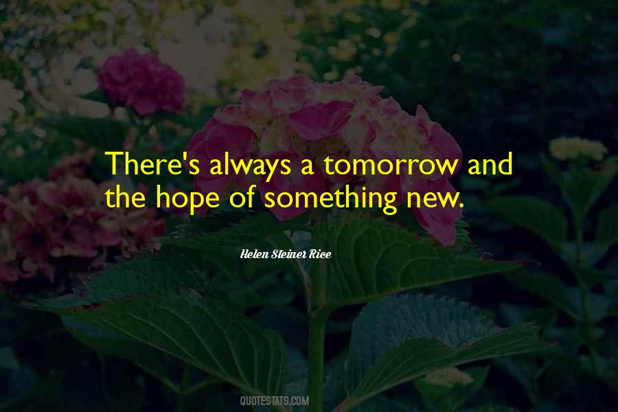 A New Tomorrow Quotes #460478
