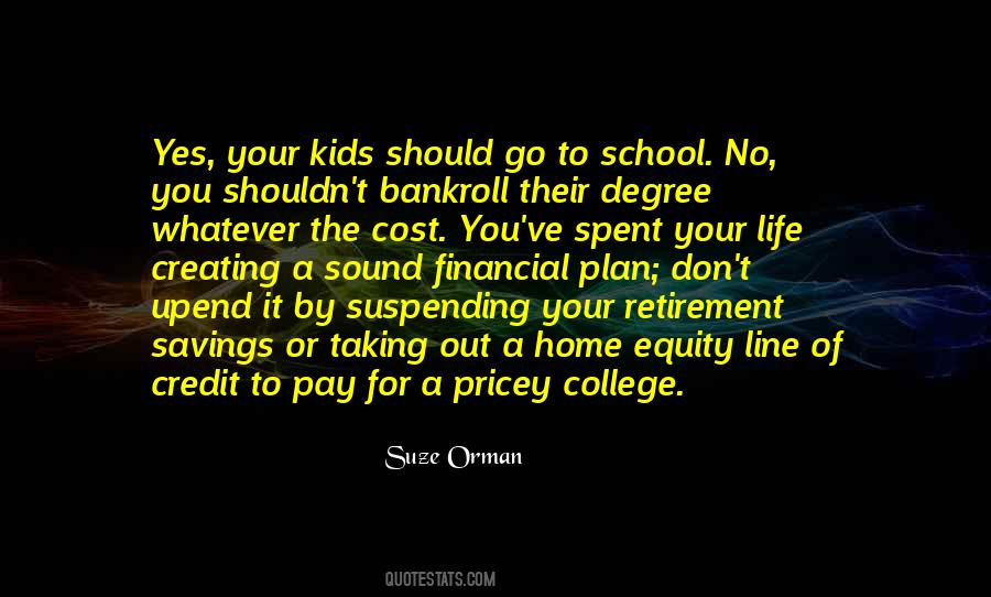 Financial Life Quotes #404705