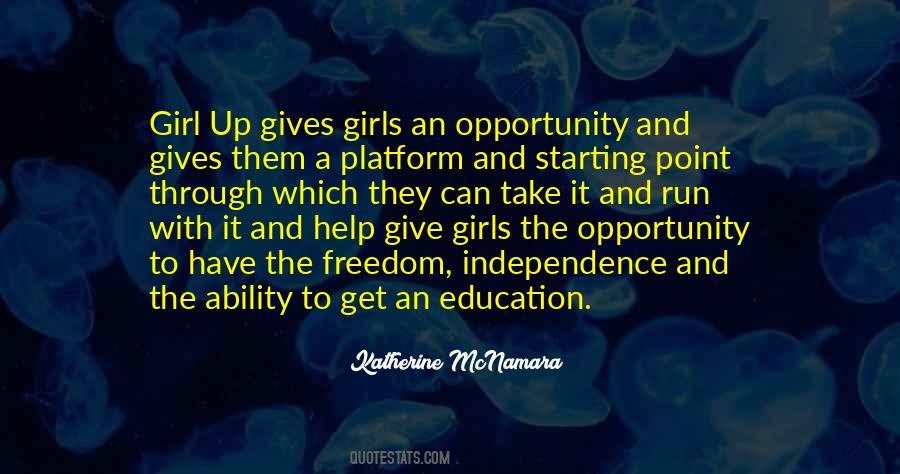 Education Opportunity Quotes #1040556