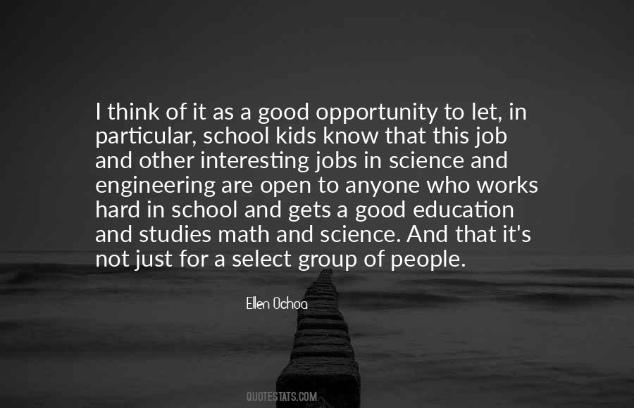 Education Opportunity Quotes #909401