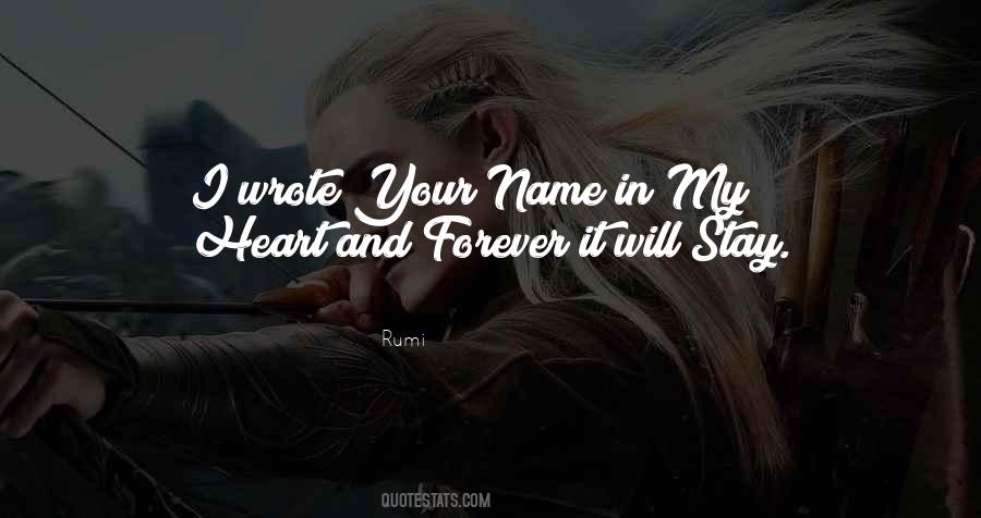 In My Heart Forever Quotes #639642