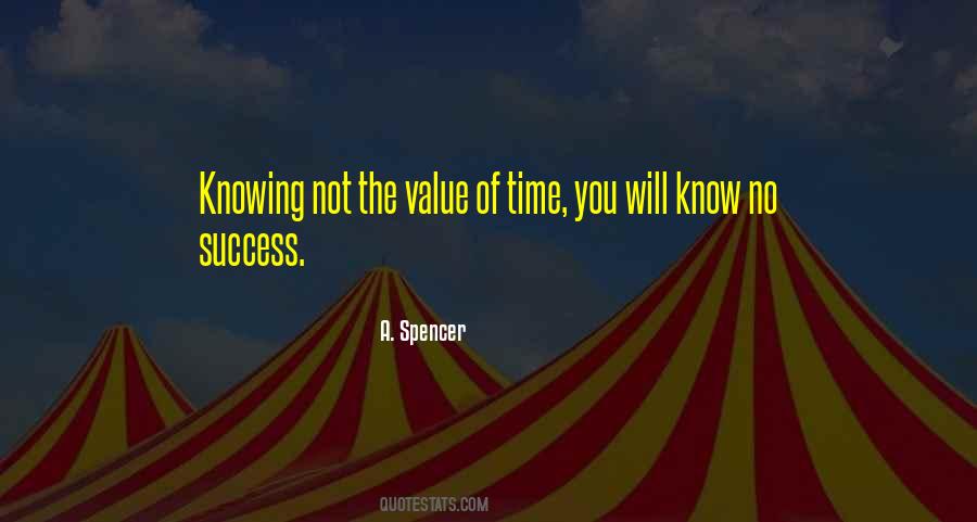 Value The Time Quotes #114147