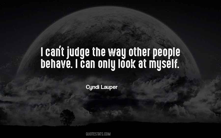 People Judge Quotes #258082