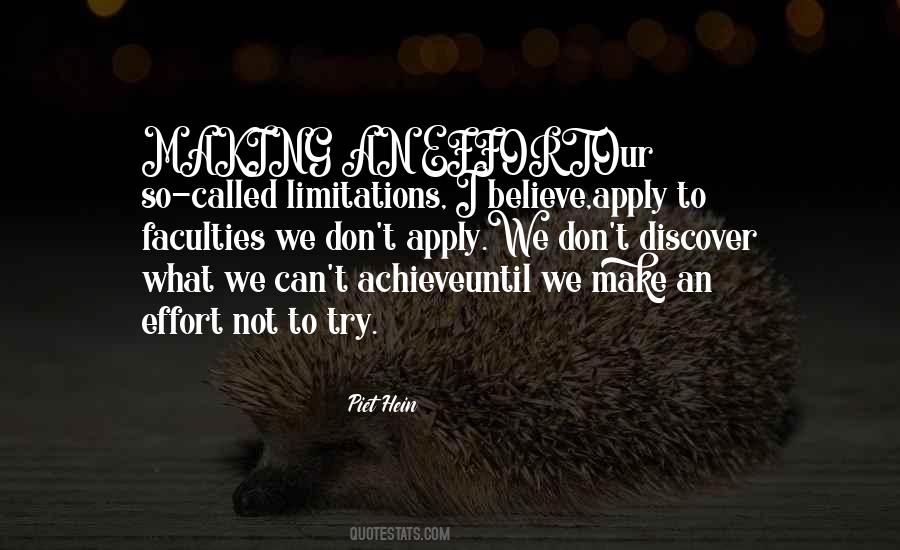 Effort Inspirational Quotes #1791695