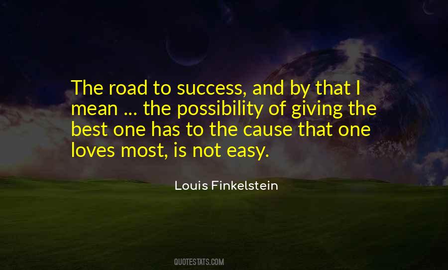 Success Road Quotes #1725015