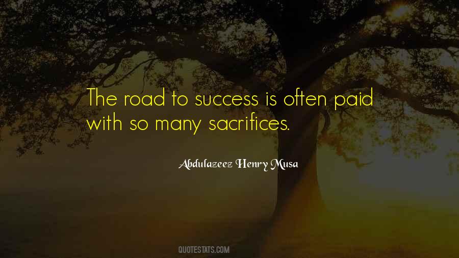 Success Road Quotes #473499