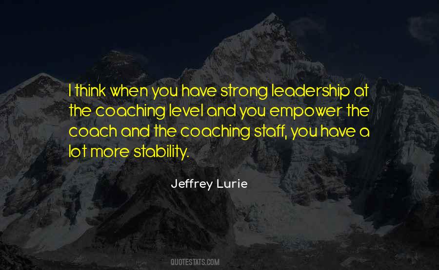 Quotes About The Coaching #215407