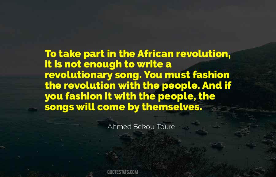African Revolution Quotes #34094