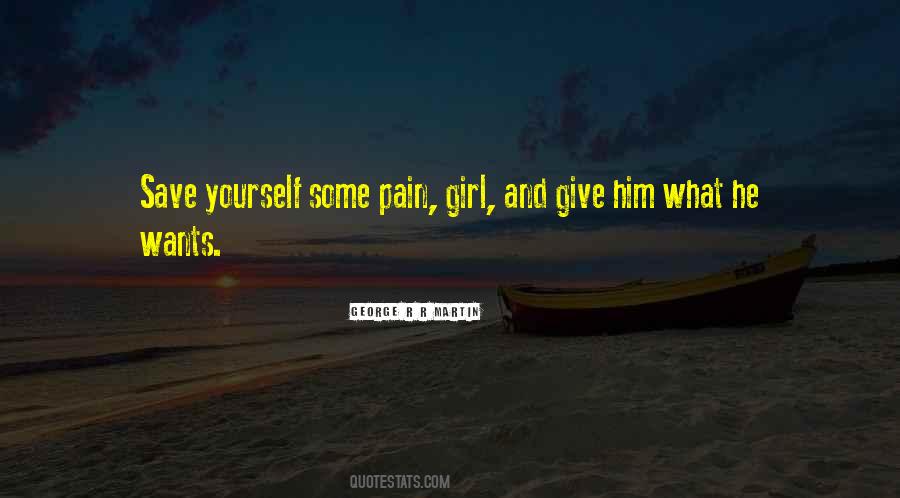 Pain Girl Quotes #618102
