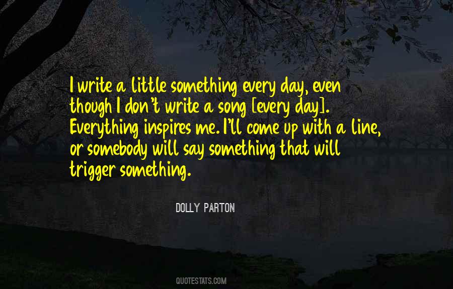 A Little Something Quotes #1180420