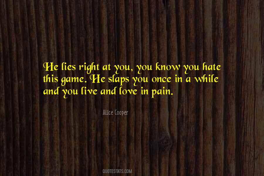 Pain Game Quotes #426844