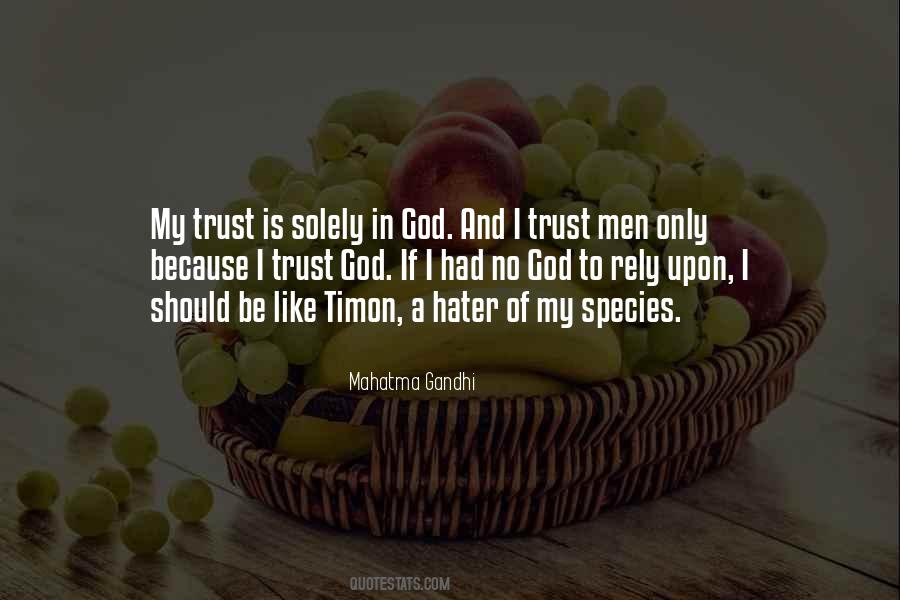 Be Like God Quotes #20583