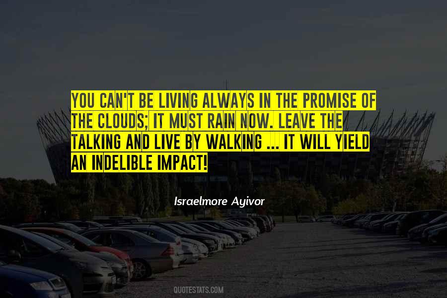 Walk In Rain Quotes #1172397