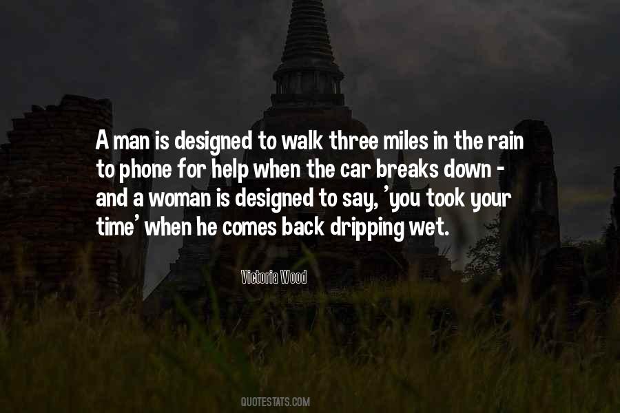 Walk In Rain Quotes #233192