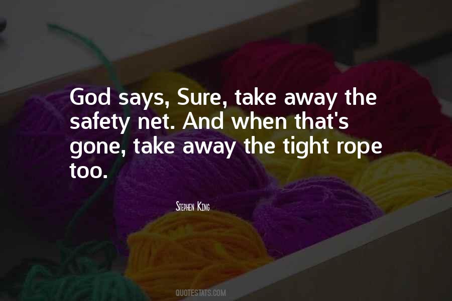 God Safety Quotes #904762