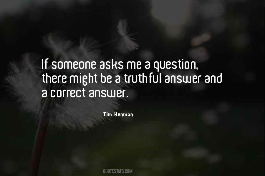 A Correct Answer Quotes #65601