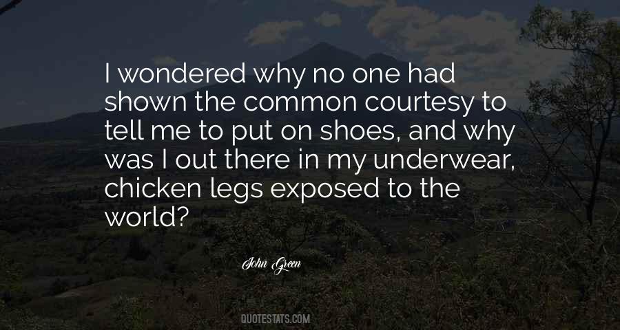 On The Shoes Quotes #517010
