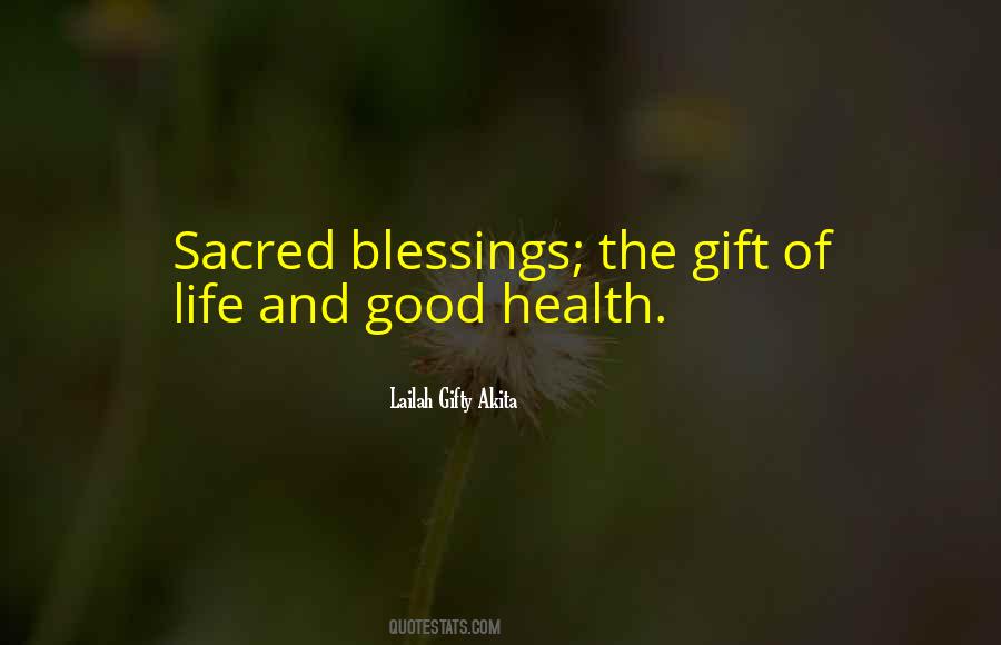 Blessings Life Quotes #689617