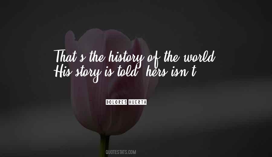 His Story Quotes #440263