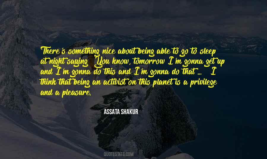 I Go To Sleep At Night Quotes #991528