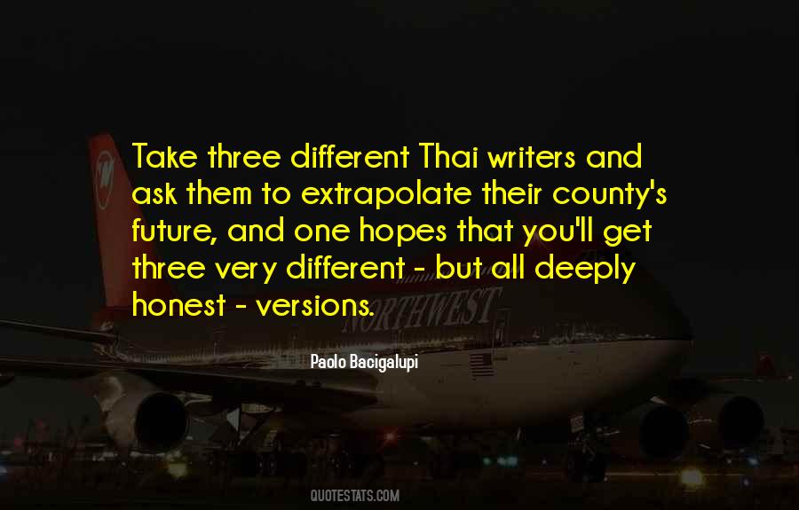 Different Versions Quotes #1095990