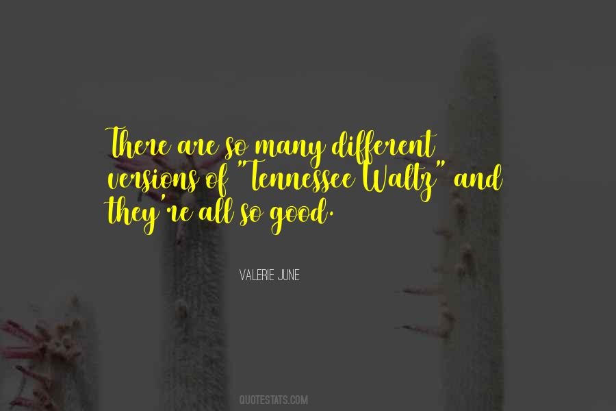 Different Versions Quotes #1457986