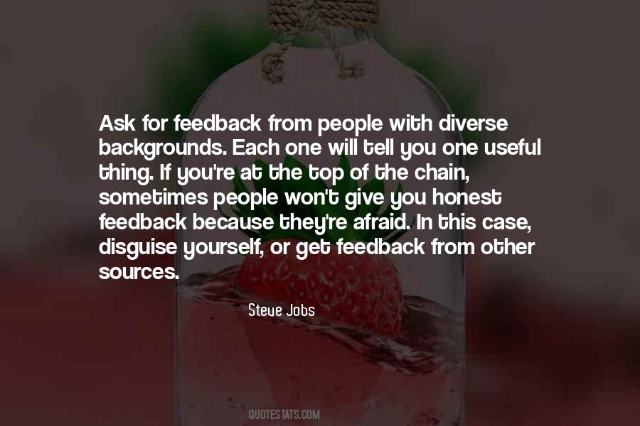 Quotes About Honest Feedback #424557