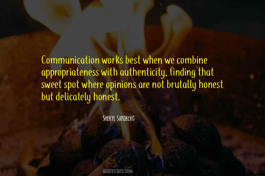 Quotes About Honest Communication #415847
