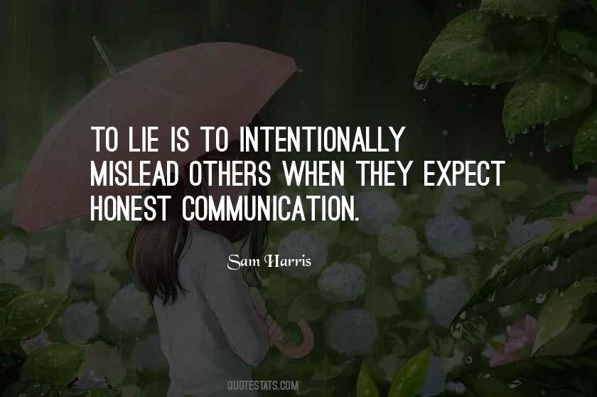 Quotes About Honest Communication #528142