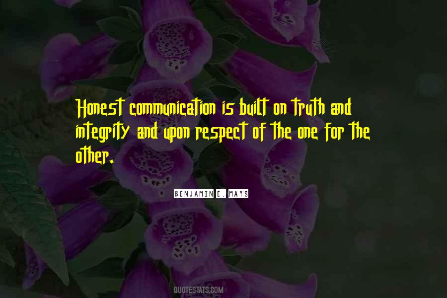 Quotes About Honest Communication #649651