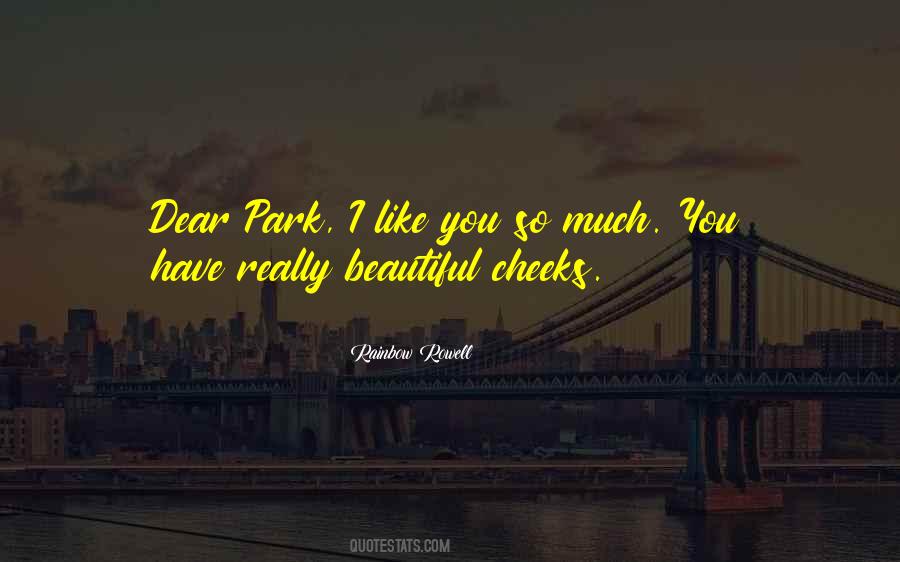 Beautiful Park Quotes #715376
