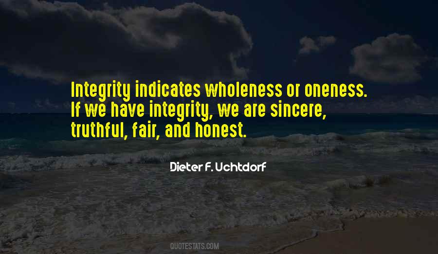 Quotes About Honest And Fair #1103012