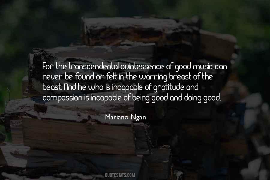 Music Gratitude Quotes #851371