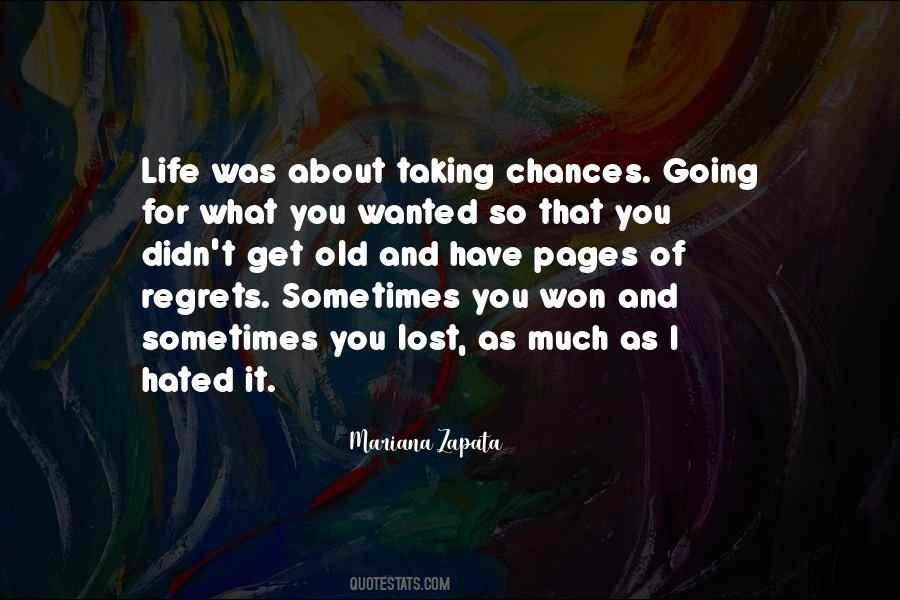 Regrets Of Life Quotes #129225
