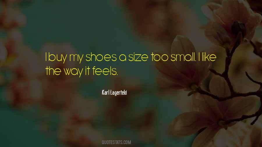Small Shoes Quotes #1388721